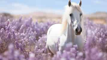 Free photo view of wild horse