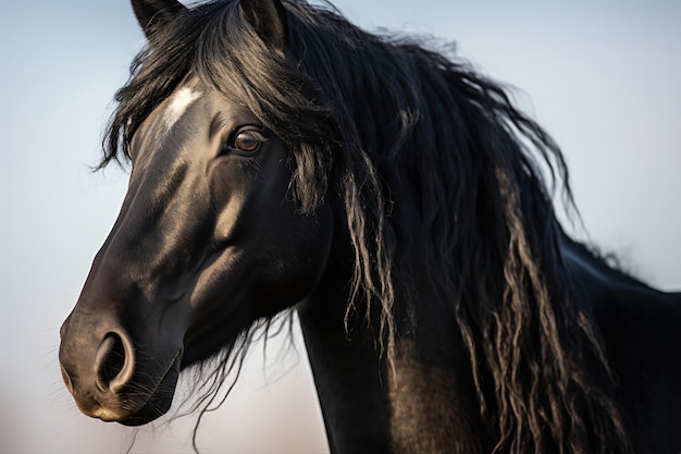 Free photo view of wild horse