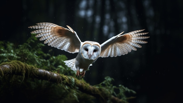 View of wild owl