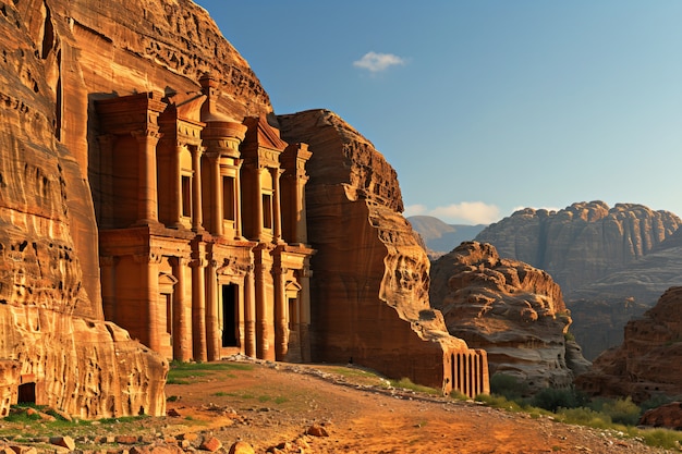 Free Photo view of world monument to celebrate world heritage day