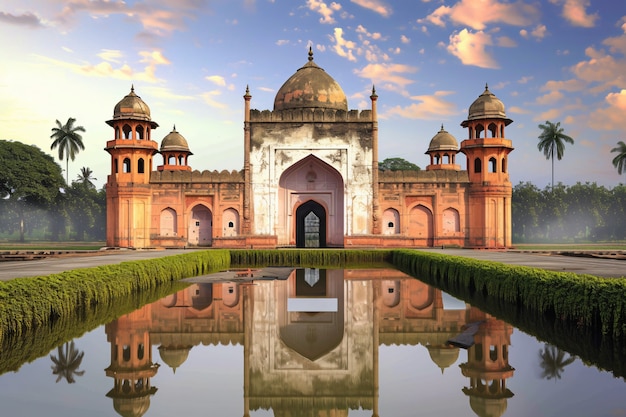 Free Photo view of world monument to celebrate world heritage day