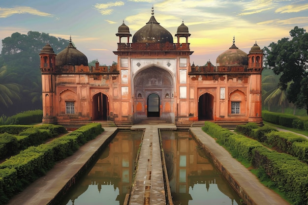 Free photo view of world monument to celebrate world heritage day