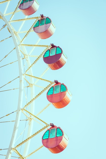 Free Photo vintage ferris wheel in the park