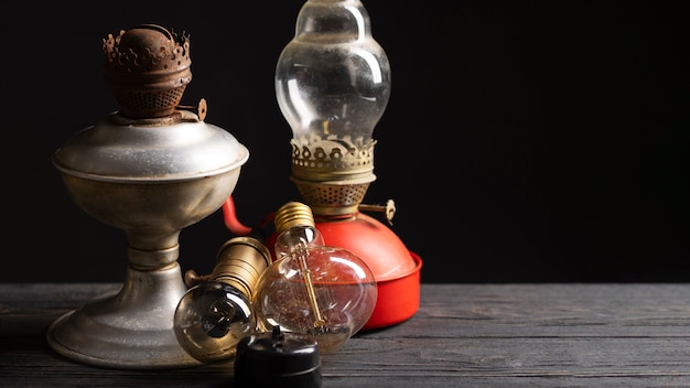 Free Photo vintage objects arrangement still life