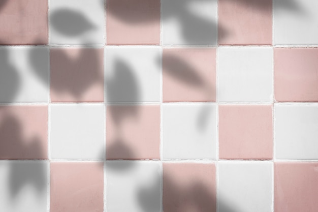 Free photo vintage pastel tiles background