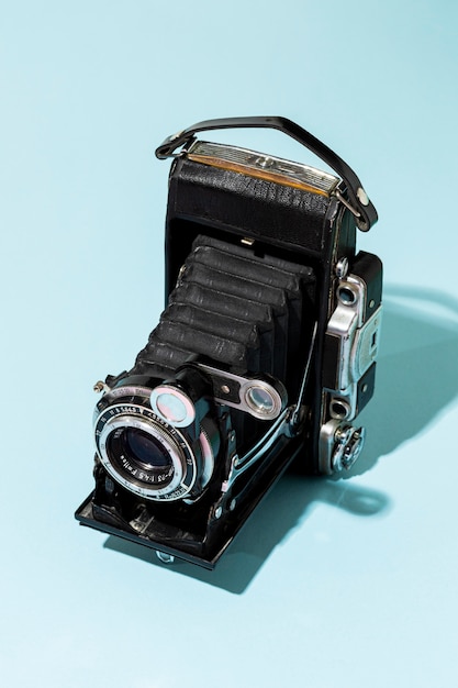 Vintage photo camera composition