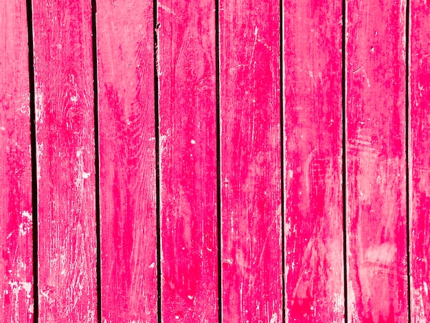 Vintage pink wooden plank background