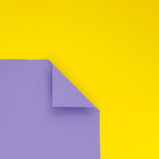 Violet and yellow geometric shapes background