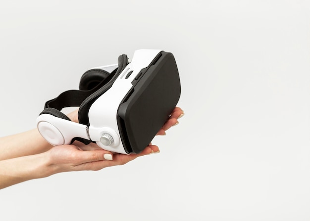 Free photo virtual reality headset  close up