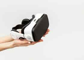 Free photo virtual reality headset  close up