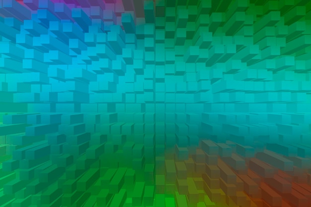 Free Photo vivid abstract background - cubes