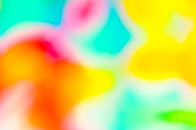 Free photo vivid blurred colorful wallpaper background