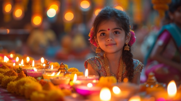 Free Photo vivid colors of navratri celebration festival