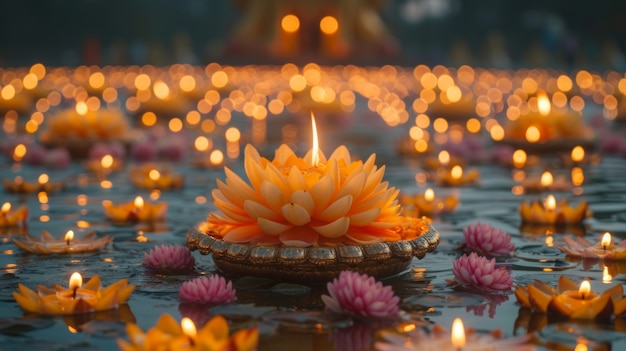 Free photo vivid colors portrait of woman at navratri celebration