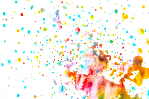 Free Photo vivid mix of paint drops