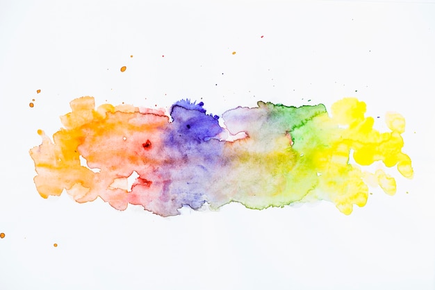 Vivid watercolor brush stroke texture background