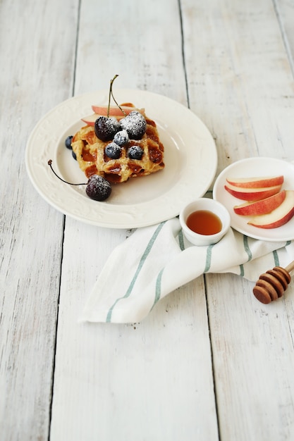 Free photo waffles