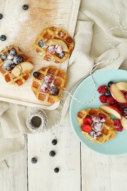 Free photo waffles