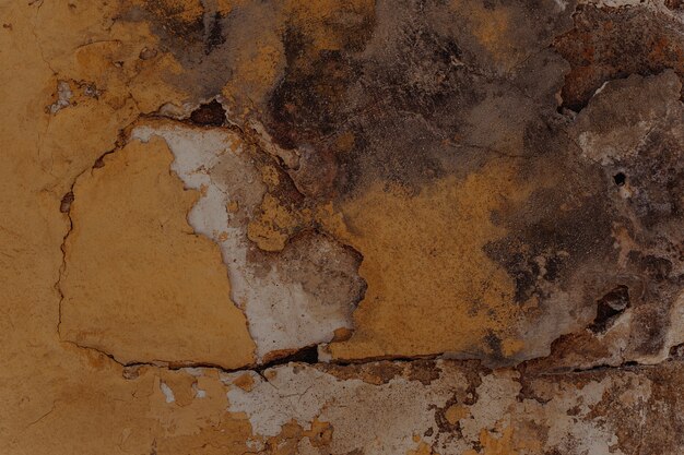 Wall texture with stains and cracks