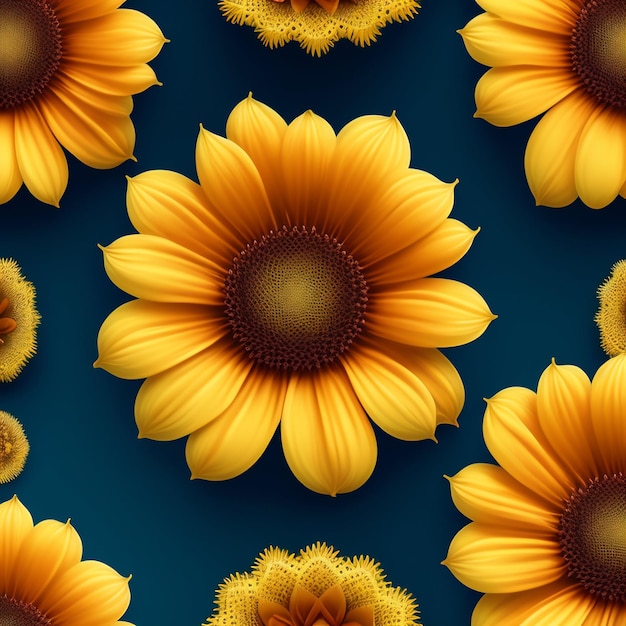 A wallpaper that has a yellow flower on it