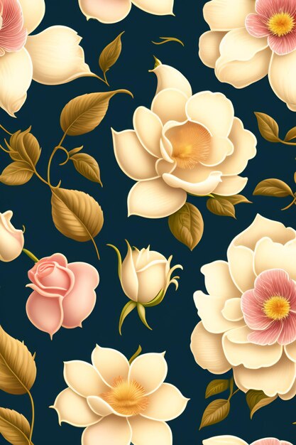 A wallpaper that says roses on it