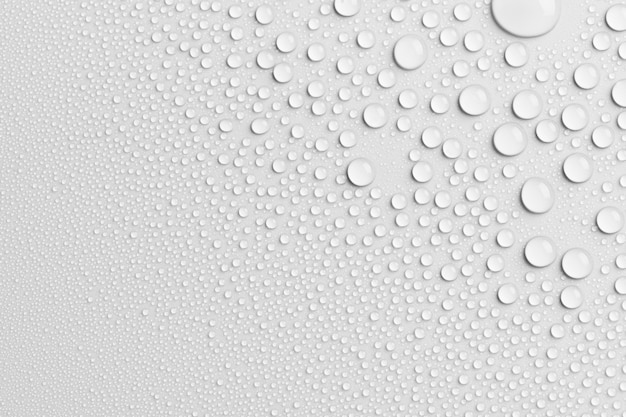 Free photo water drops texture background, white design