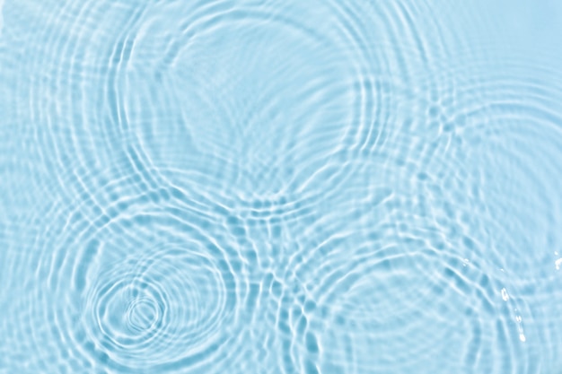 Free photo water ripple texture background, blue design