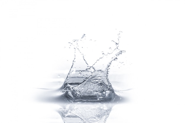 water splash isolated on white background