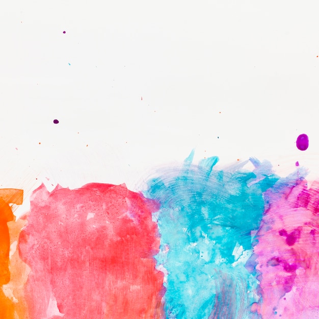 Watercolor abstract brush strokes background