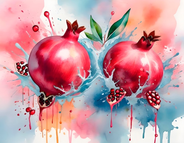 Free Photo watercolor assortment of fruits