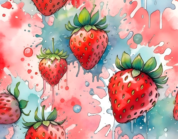 Free Photo watercolor assortment of fruits