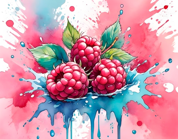 Free Photo watercolor assortment of fruits