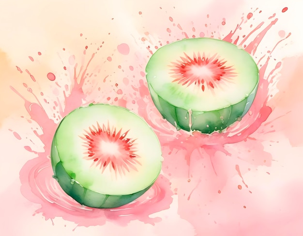 Free photo watercolor assortment of fruits