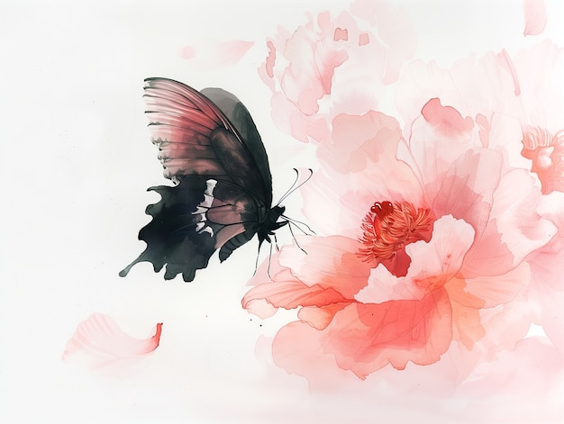 Free Photo watercolor butterfly illustration