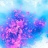 Free photo watercolor paint background for holi festival