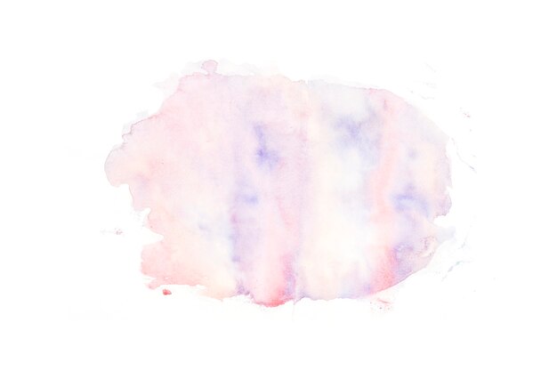 Watercolor texture on white background