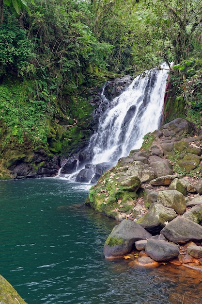 Waterfall Cascada De Texolo in Xico, Mexico