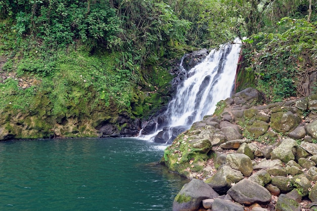 Waterfall Cascada De Texolo in Xico, Mexico