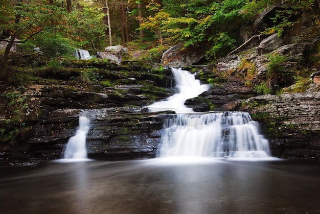 Waterfall in mountain