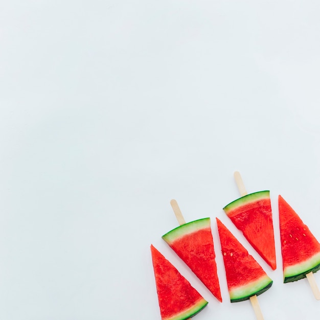 Watermelon background with copyspace