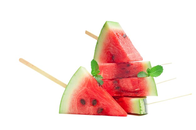 Watermelon isolated on the white background