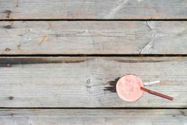 Free photo watermelon juice glass