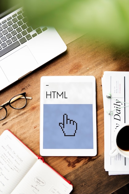 Web design programming hand cursor icon