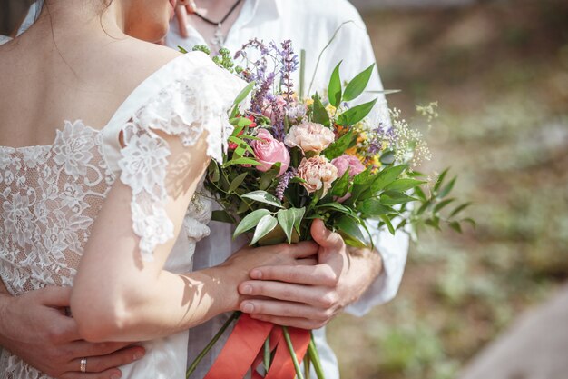 Wedding decoration in the style of boho