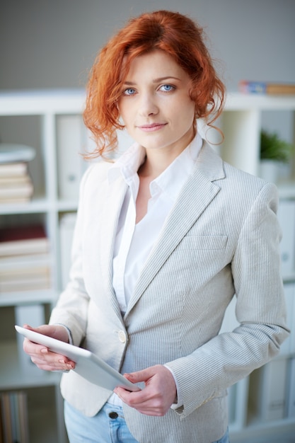 Well-dressed entrepreneur at work