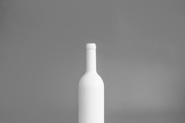 White bottle mockup