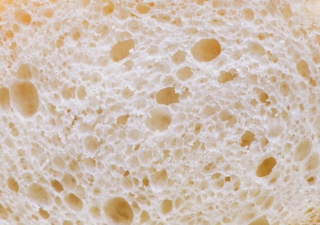 White bread crumbs extreme close up