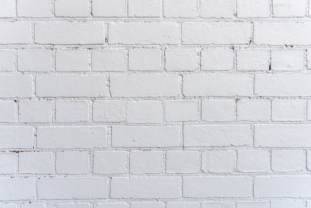 Free Photo white brick wall background