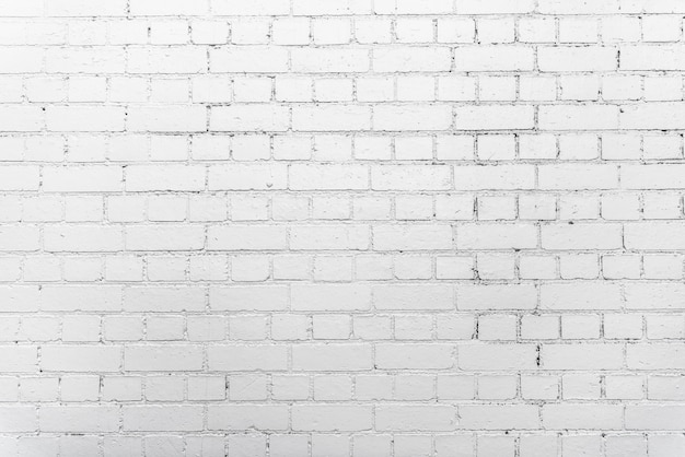 Free photo white brick wall background