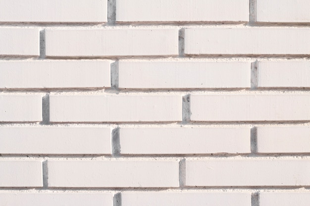 Free Photo white brick wall background